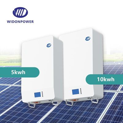 48V 200Ah Baterai yang dipasang di dinding 10Kwh Baterai Lithium Solar Storage