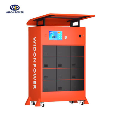 Widonpower 8/12/24 Kabin Battery Swapping Station dengan Smart Card Operate dan Multi-Protection
