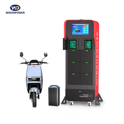 Stasiun Pertukaran Baterai Sepeda Motor/Scooter Multi-Protection Safety for Multi-Device Charging and Convenience